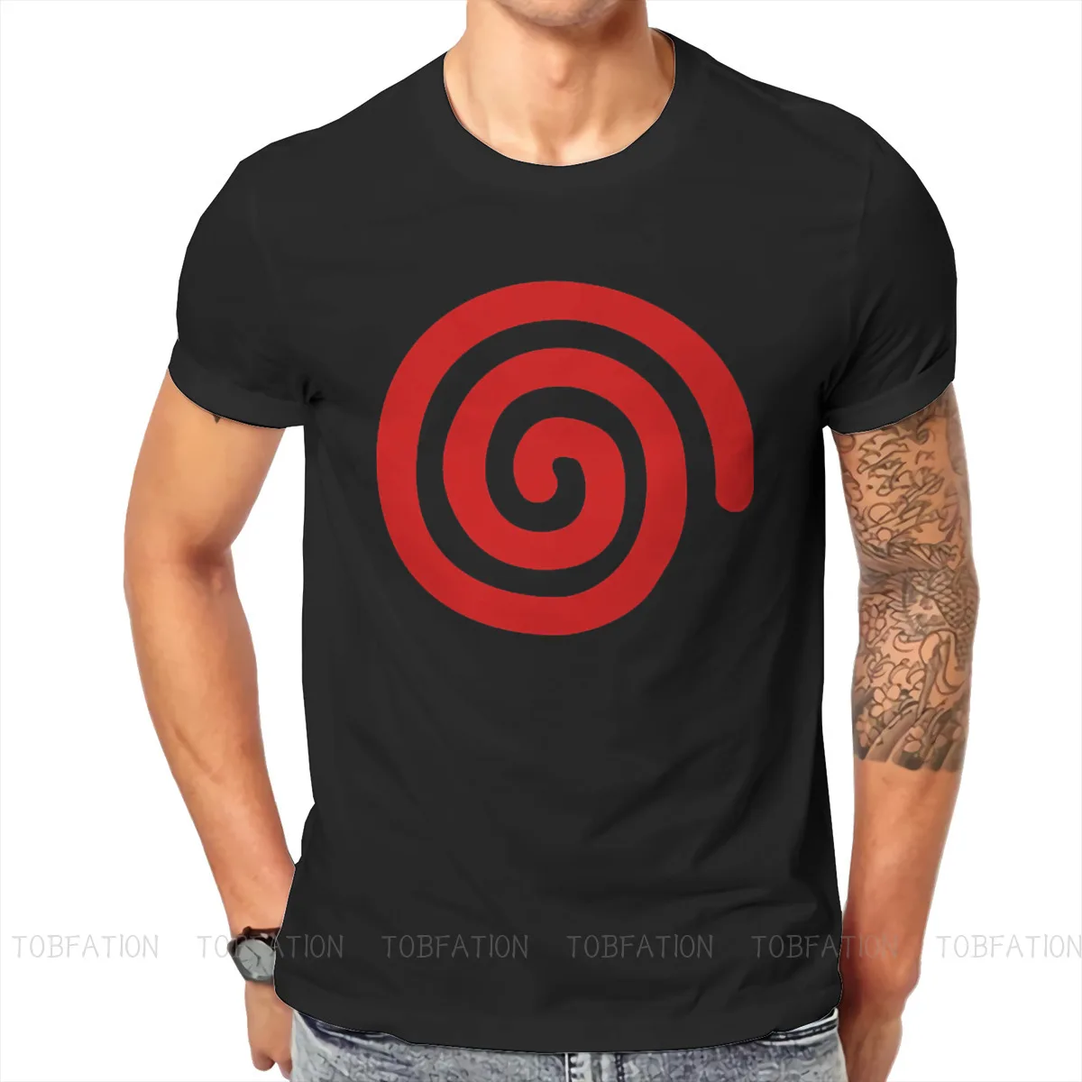 Saw Horror Film Spiral T Shirt Vintage Goth Teenager Summer Loose Cotton Men's Tees Harajuku O-Neck TShirt