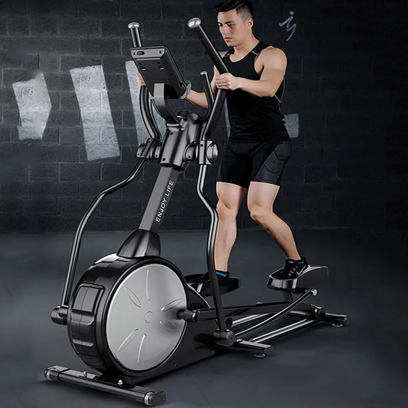 

Two-way Electromagnetic Control Elliptical Machine Consumer And Commercial Fitness Ultra-quiet Large Flywheel Cycling Bikes