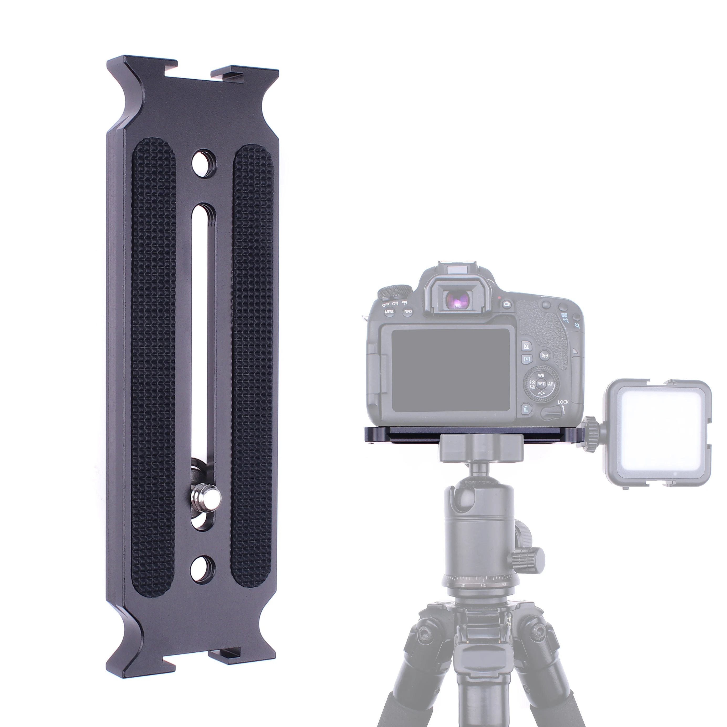 Universal Horizontal Vertical Shooting Quick Release Plate for Ronin SC Stabilizer DSLR Camera