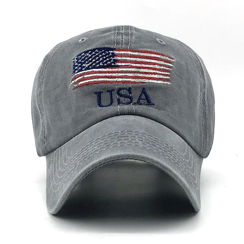 Wholsale Fashion USA Flag Camouflage Baseball Cap For Men Women Snapback Hat Army American Flag Bone Trucker High Quality Gorras