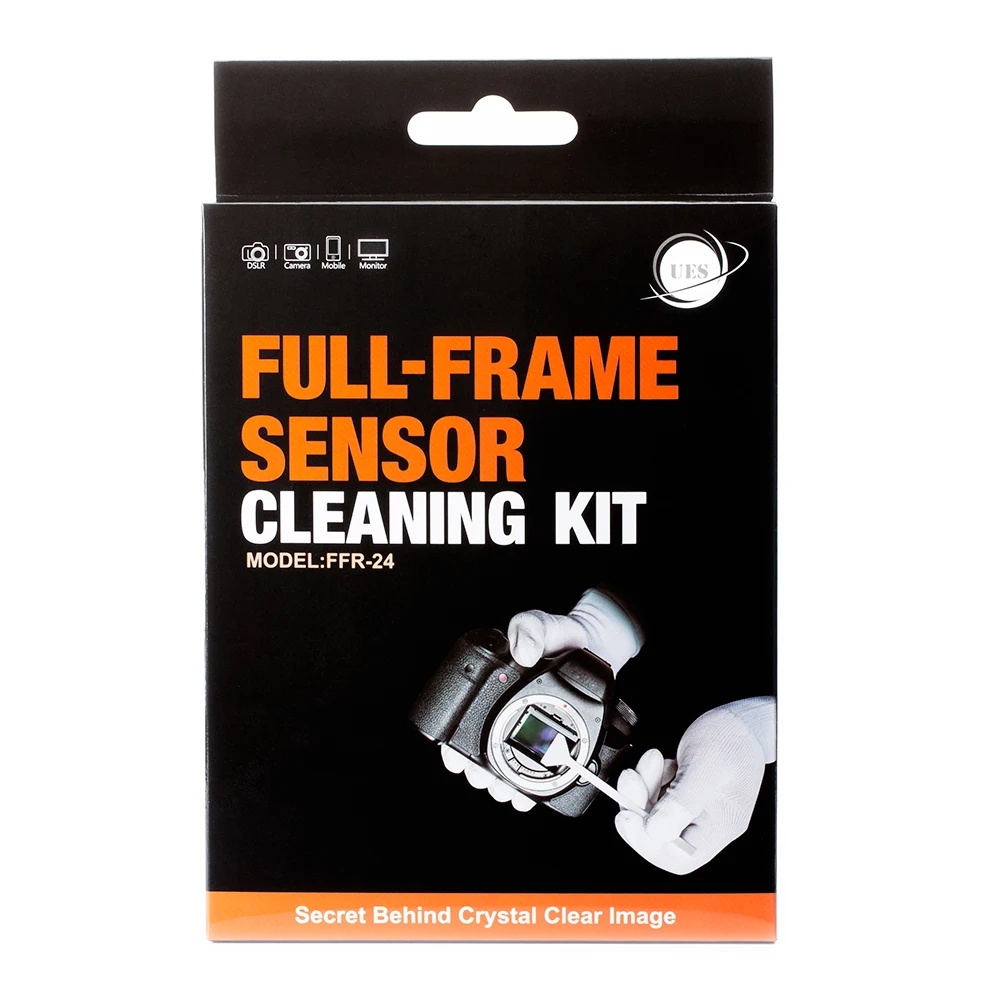 UES Full Frame Camera Sensor Cleaning Kit FFR-24 Swab with Cleaner for Sony Nikon Canon FF CCD CMOS Cleaning