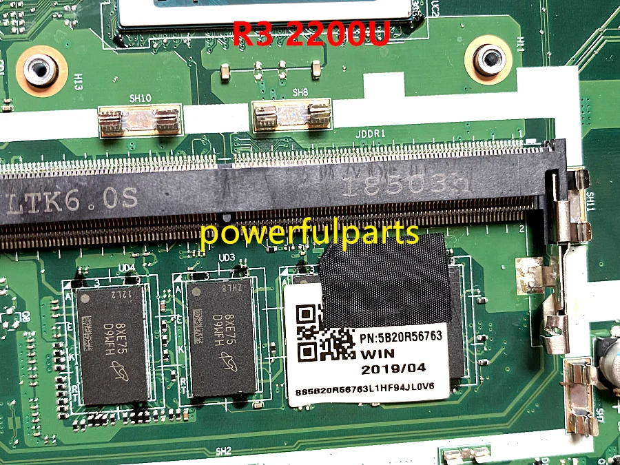 NM-B681 EG534 EG535มาเธอร์บอร์ด330-15ARR Lenovo IdeaPad มี2200U R3 + แรม4G 5B20R56763ทำงานได้อย่างสมบูรณ์แบบ