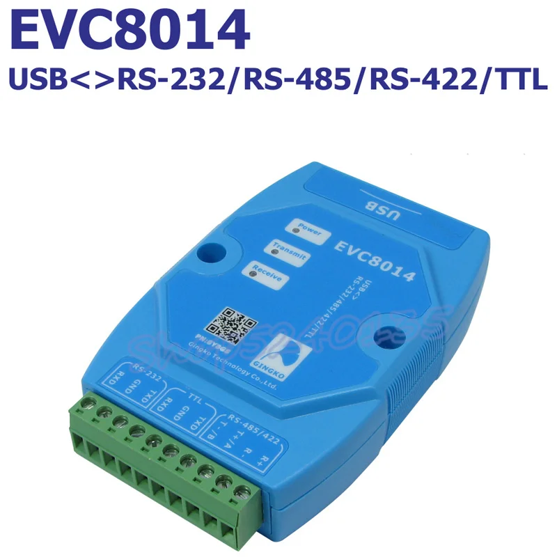 

EVC8014 4-in-1 USB to RS232/ RS485 / RS422 / TTL magnetic coupling isolating converter