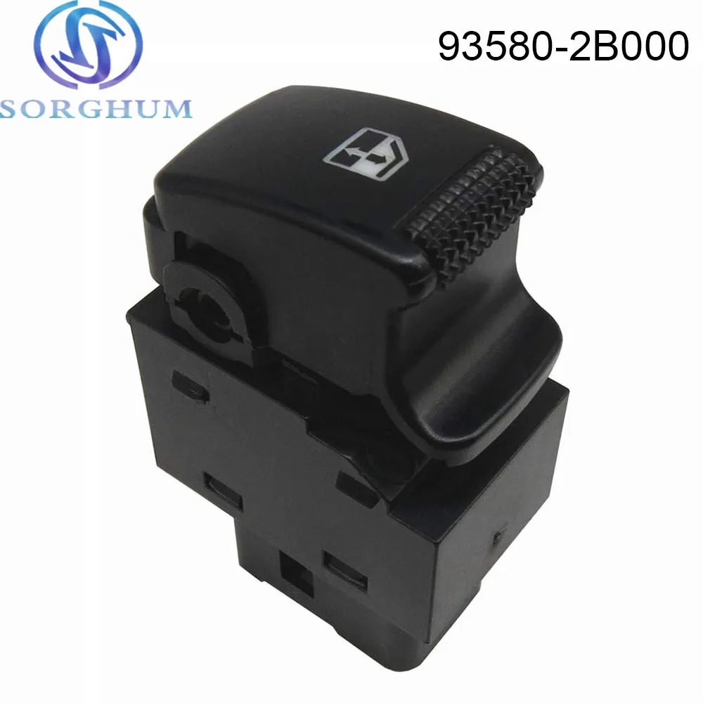 

93580-2B000 935802B000 Power Window Sub Switch Plastic Single Switch Button For Hyundai Santa FE 2007-2012