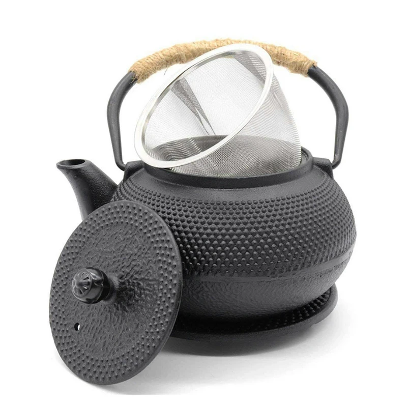 

600/800/1200ML Cast Iron Kettle Teapot Kung Fu Teapot Vintage Teapot Oolong Teapot Japan Teapot Filter Oolong Green Tea Teapot