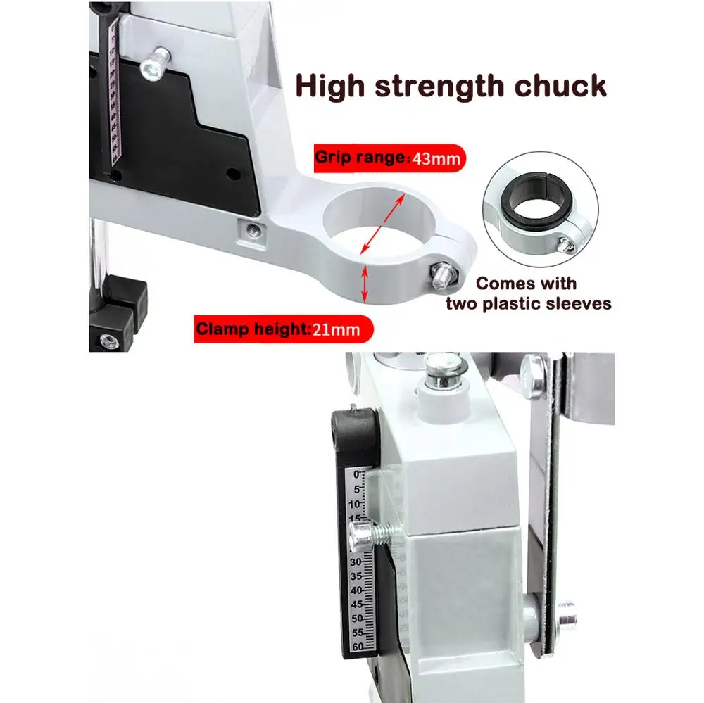 Elektrische bankboorstandaard Single-Head basisframe boorhouder Power Grinder accessoires voor houtwerk roterend gereedschap