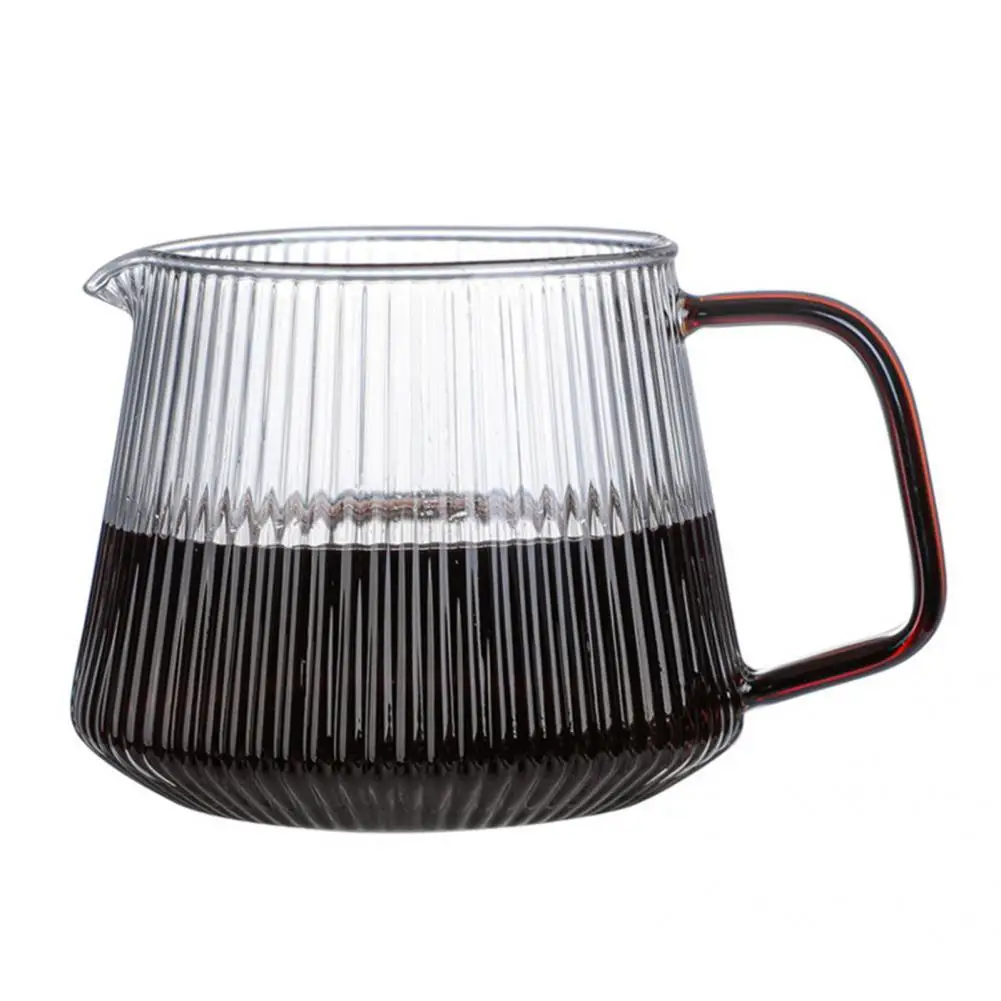 Coffee Carafe Filter Vertical Pattern Coffee Sharing Pot Coffee Kettle Brewer Barista Percolator