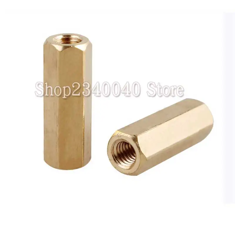 Hexagonal Stud Spacer Hollow Pillars M3*4/5/6/8/10mm Brass Studs Pillars Standoff Spacers Screw Isolation Spacing Screws