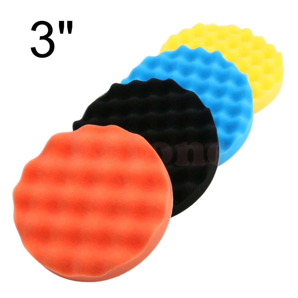 

4Pcs /set 7 inch (180mm) Buffing Polishing Sponge Pad Kit For Car Polisher Buffer