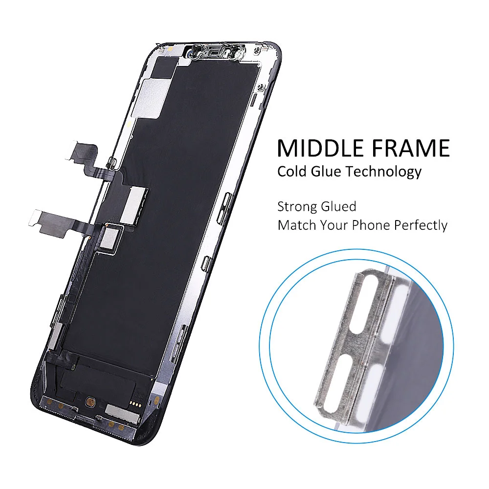 AMOLED 100% TESTED OLED For iPhone X XS XSMAX LCD Display For iPhone X XR 11 OEM LCD Touch Screen Digitizer Assembly Replacement