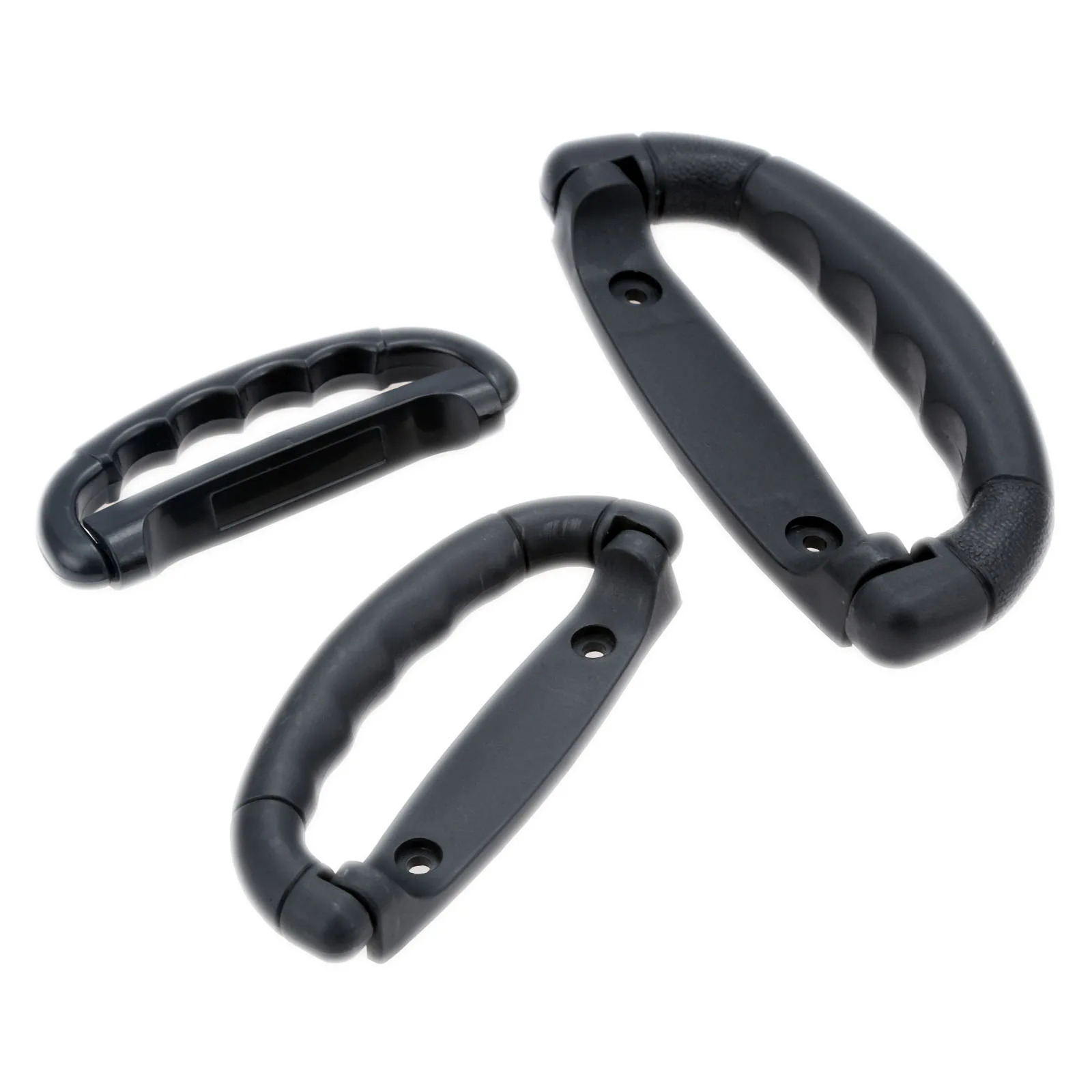 1Pc plastikowa walizka bagażowa ciągnie uchwyt wymiana bagażu skrzynia transportowa Airbox uchwyt akcesoria do paska 108/125/160mm