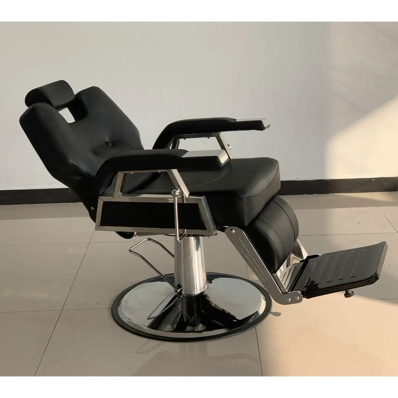 New Men Barber Shop Hair Cutting Leather Chair Supplies Swivel Rotatable Hairdressing Salon Multifunctional Commercia Furniture