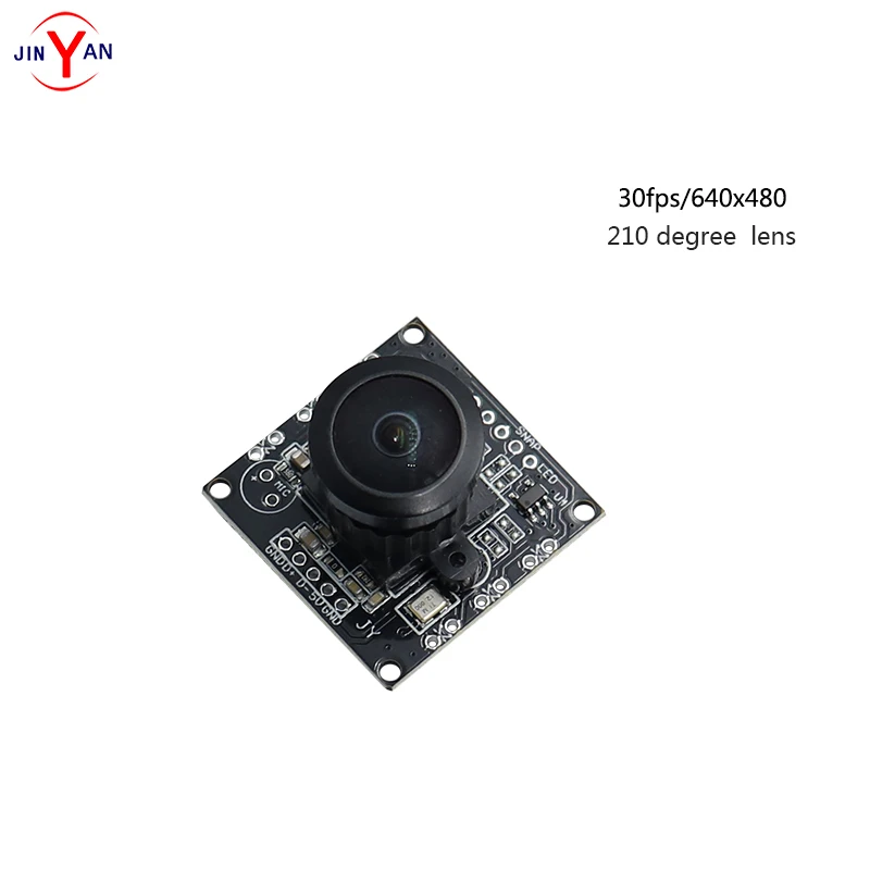 super wide-angle lens USB2.0 free drive camera  0.3MP camera  module OV7725  640*480