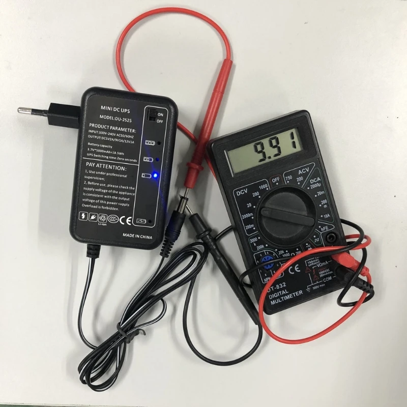 5000MAh 5V 9V 12V UPS Uninterrupted สำรองแหล่งจ่ายไฟ5.5X5.1มม.สำหรับ wiFi Router LED กล้องวงจรปิดกล้อง