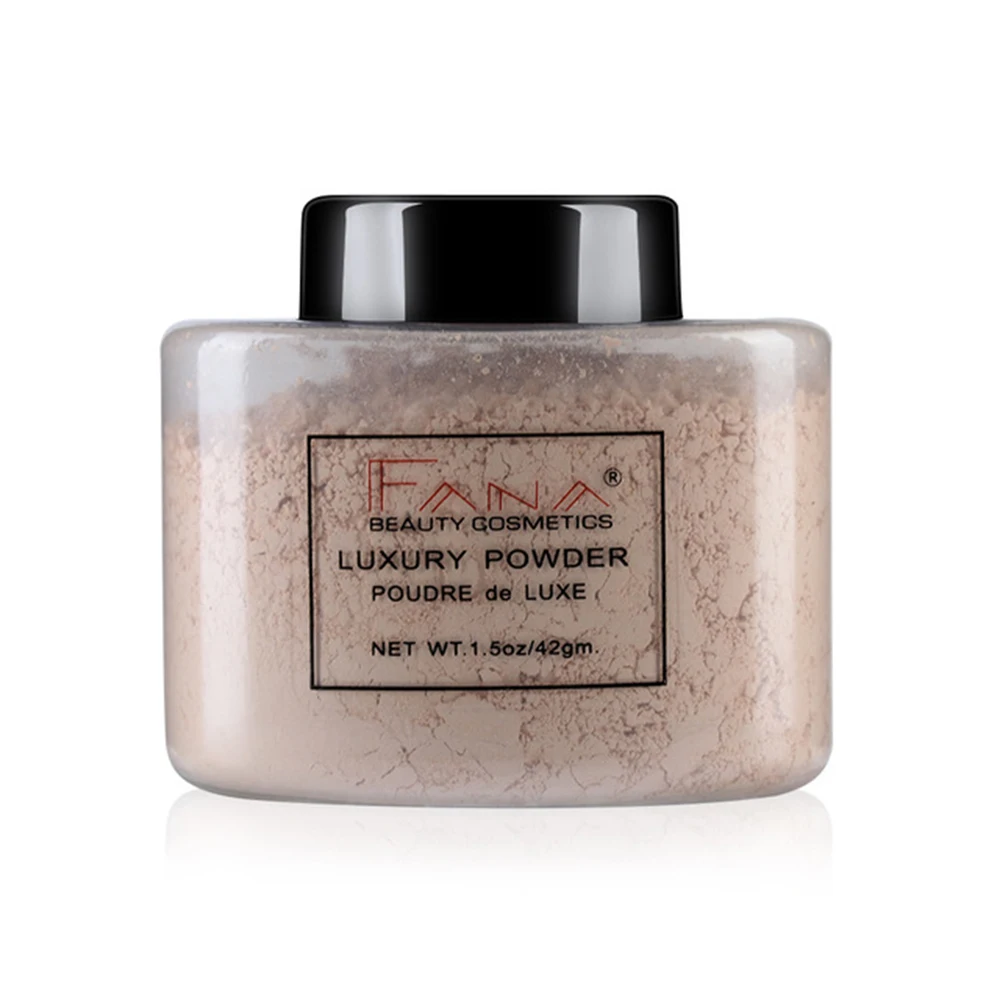 4สีแต่งหน้ากล้วยแป้ง Loose Powder Foundation คอนซีลเลอร์ Face Powder เครื่องสำอางค์ TSLM1