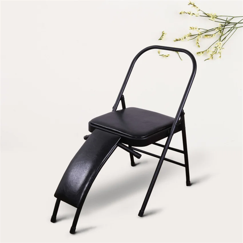 New Foldable Yoga Chair Fitness Indoor Sports Multi-Functional Professional Folding Yoga Training Chair with Lumbar Support