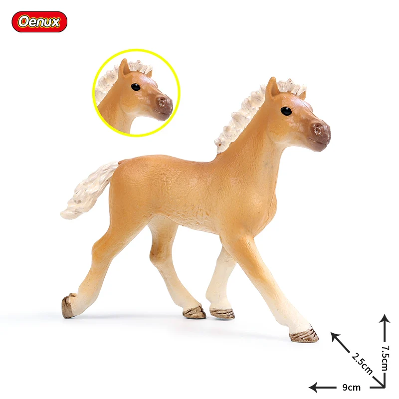 Oenux-農場の動物の置物,アルパカ,牛,馬,羊,山羊,子供向けのミニチュア