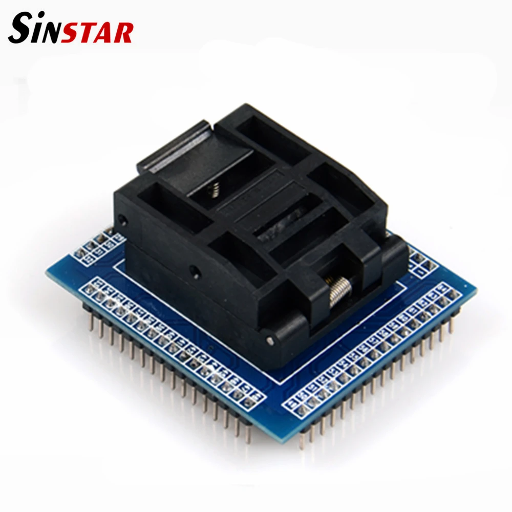 Test Socket Programming Adapter Conversion Block For 0.5m QFP64 TQFP64 LQFP64 IC