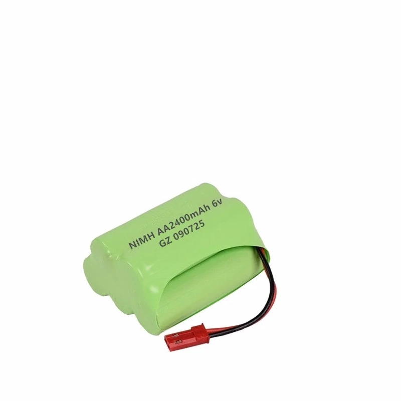 (JST Plug) NiMH 6v 2400mah Battery + USB Charger For Rc toys Cars Tanks Robots Boats Trucks Guns AA 6v Rechargeable Battery Pack