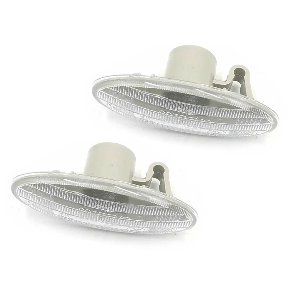 2pcs Car Side Turn Signal Lamp Fender Marker Lights Cover 26160