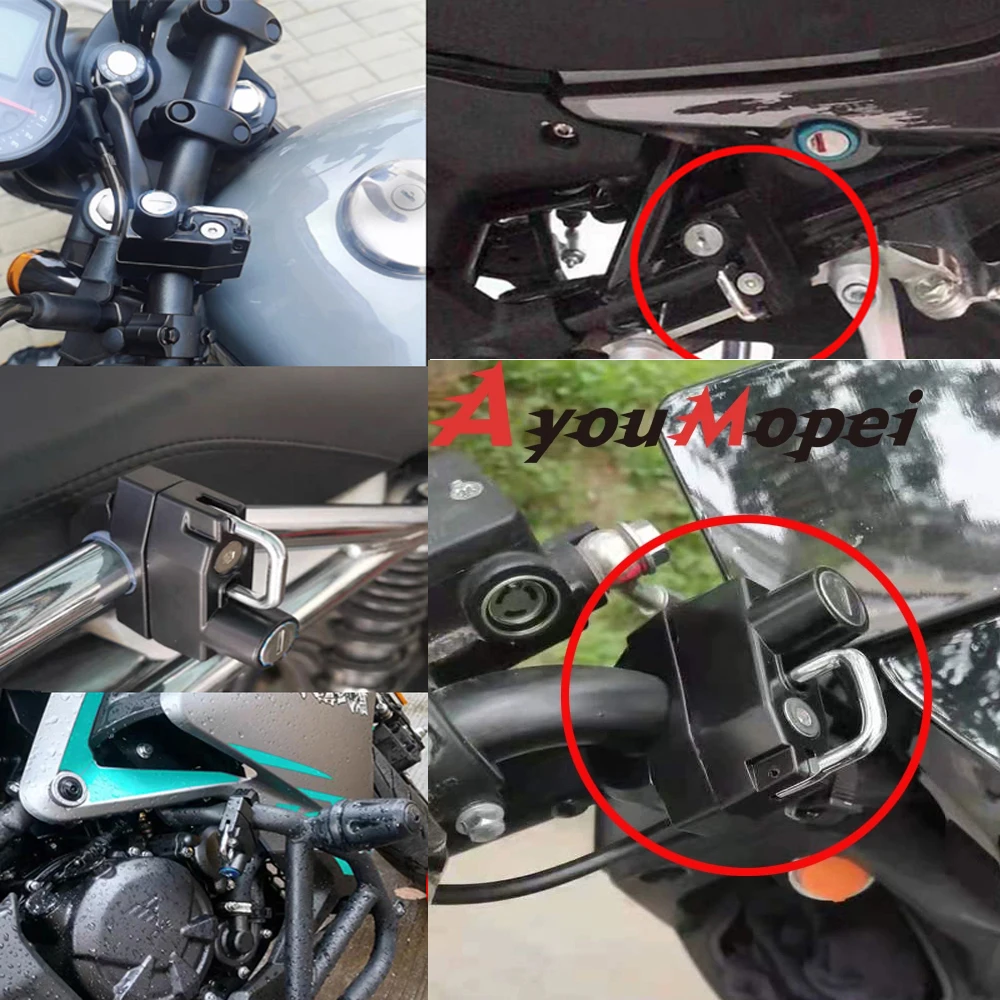 Dla SUZUKI DL250 DL650 v-strom DL1000 DL 650/XT 1000/XT akcesoria motocyklowe zabezpieczenie przed kradzieżą kask blokada bezpieczeństwa