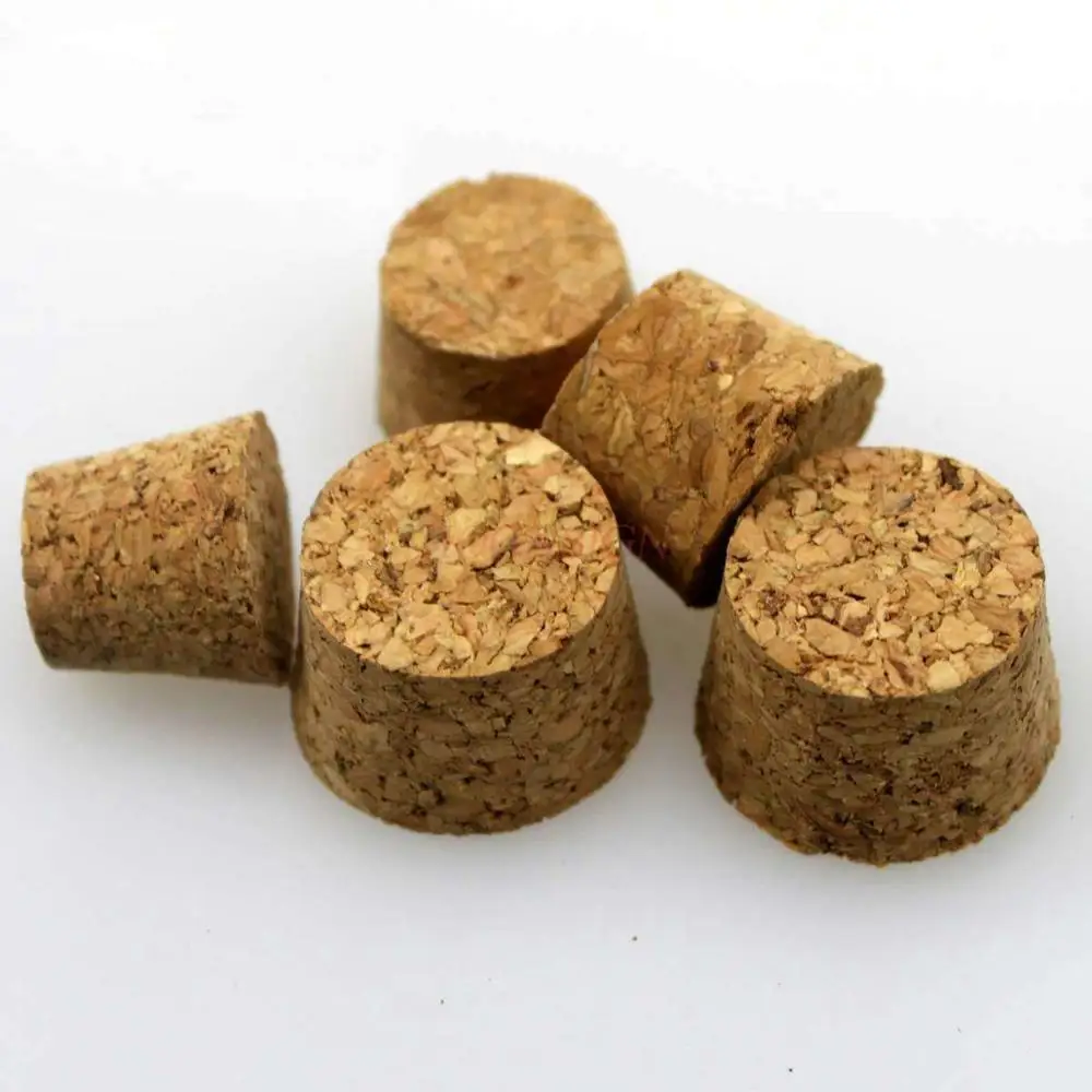 5pcs Corks Mouth plugs for test tubes Compound corks Suitable for test tube diameter 15mm (test tube outer diameter) cork