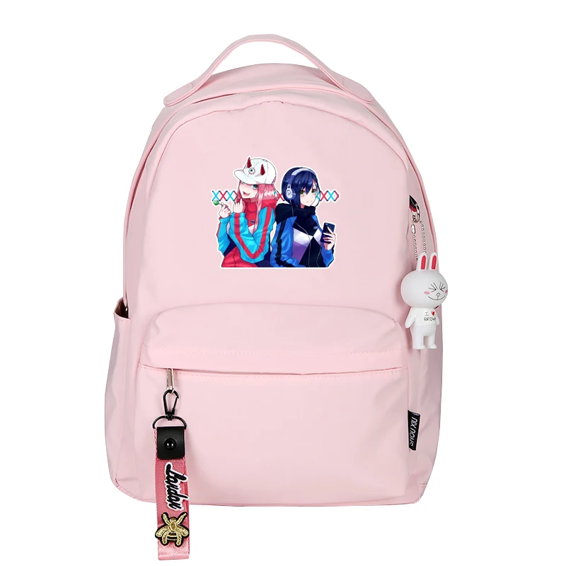 DARLING in the FRANXX ZERO TWO Kawaii Women Backpack Small Bookbag Nylon School Bags Mini Travel Bagpack Anime Shoulder Bags