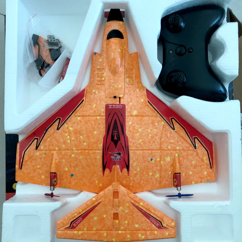 Mini X320 320mm Wingspan EPP Mini RC Airplane RTF 2.4Ghz GYRO J11 Park Plane with Remote Controller LED Battery