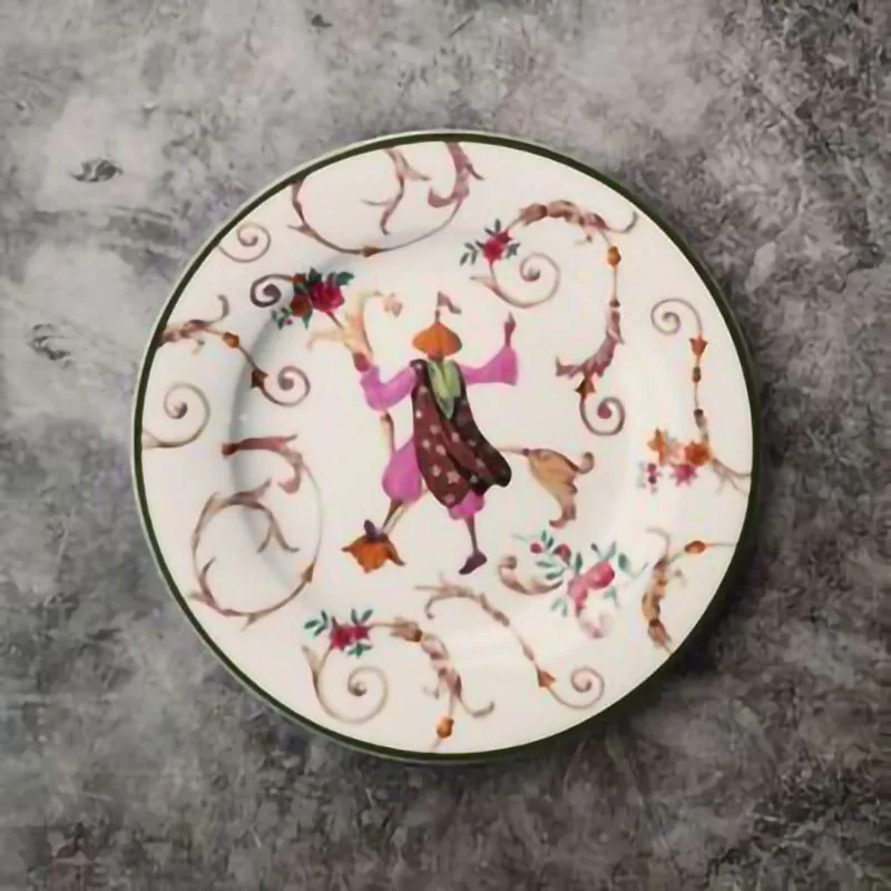 

Western Plate For Home Ceramic Dinner Plate Dessert Plates Salad Bowl Decorative Plates Platos Vaisselle Посуда Менажница 접시