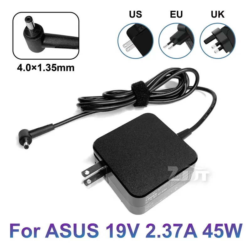 19V 2.37A 45W 4.0*1.35mm Laptop Power Adapter Charger For ASUS Zenbook UX305 UX21A UX32A X201E UX52 Series Taichi 21 31 ADP-45BW