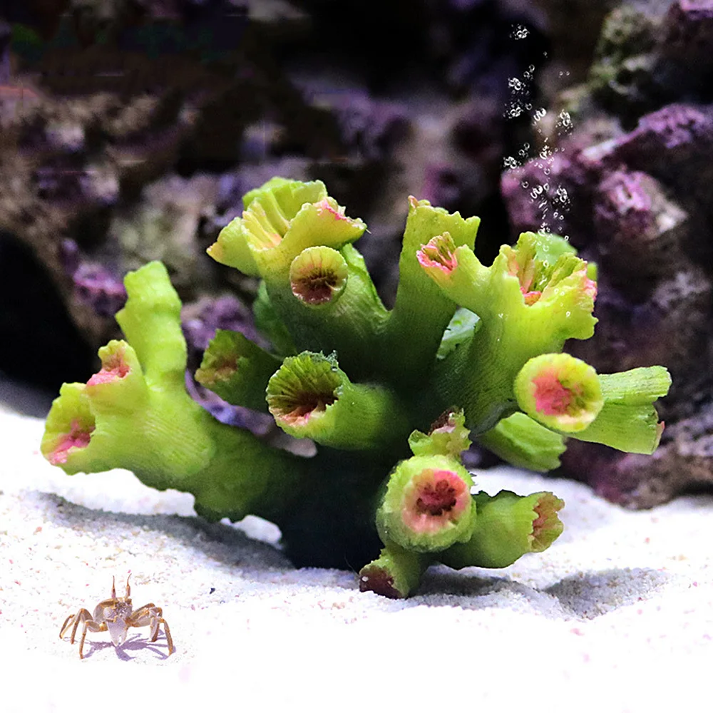 Adornos de resina para acuario, decoración de pecera, Coral, decoración del hogar