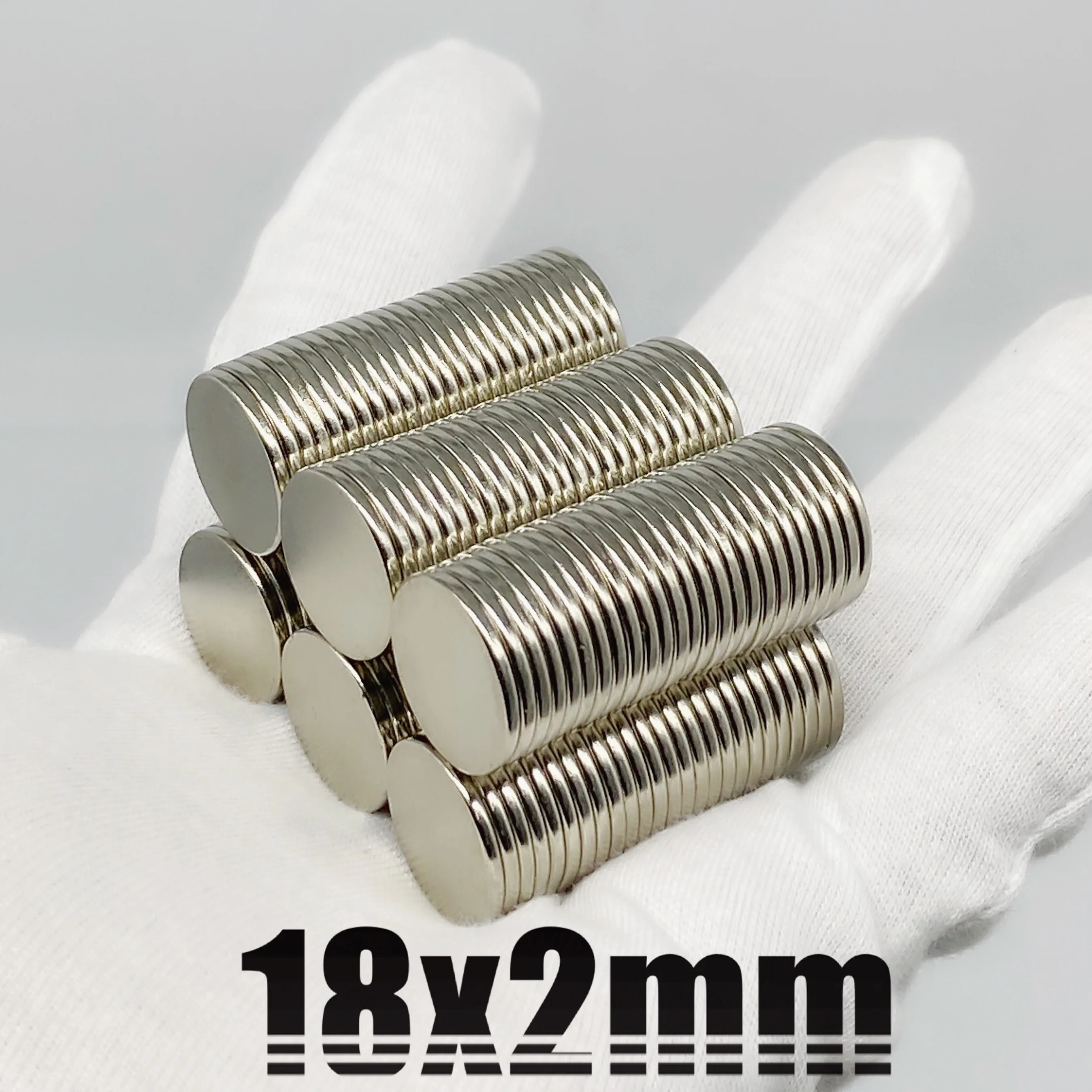 5-200Pcs 18x2 Neodymium Magnet 18mm x 2mm N35 NdFeB Round Super Powerful Strong Permanent Magnetic imanes Disc 18*2mm