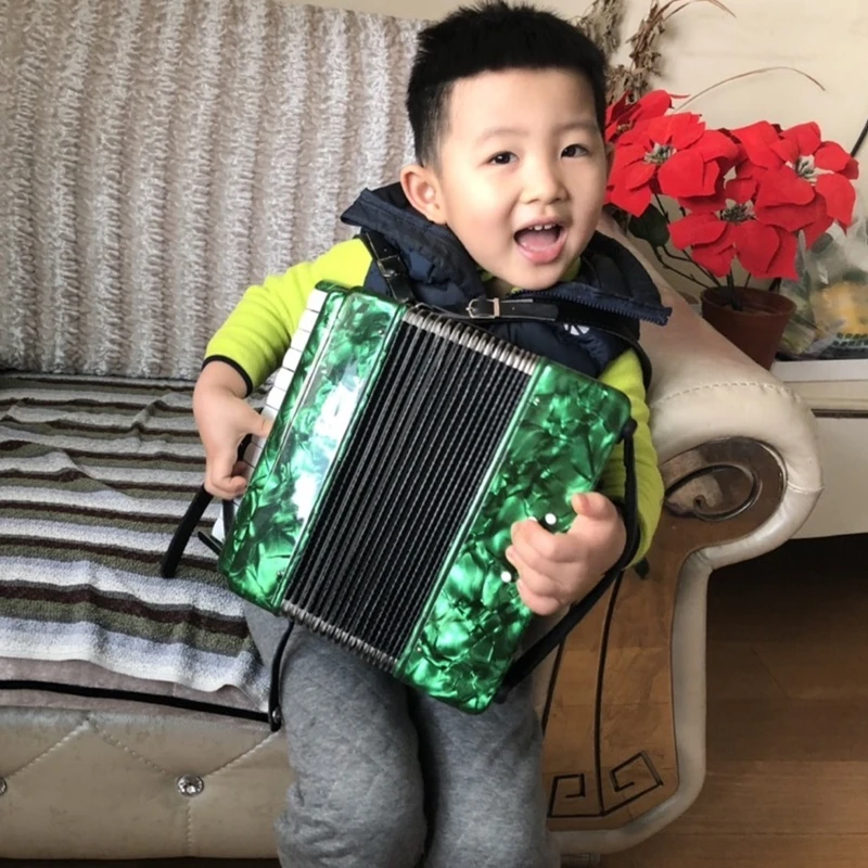 Beginner Accordion 8 Bass 22 Keys Children Adult Middle-aged and Elderly Entry Professional Playing Accordion