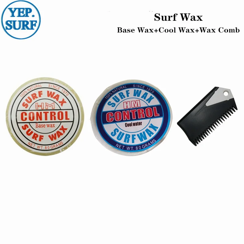 Natural Prancha Base Wax Comb para Surf Sport, Cool Water Wax