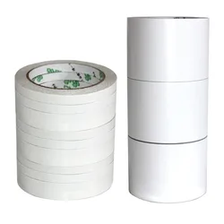 12M Double Sided Adhesive Tape Super Slim Strong Adhesion White Powerful Doubles Faced Adhesive For School Car Office Home Tape