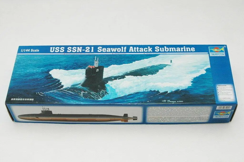 

TRUMPETER 05904 1:144 USA Seawolf class attack submarine model kit