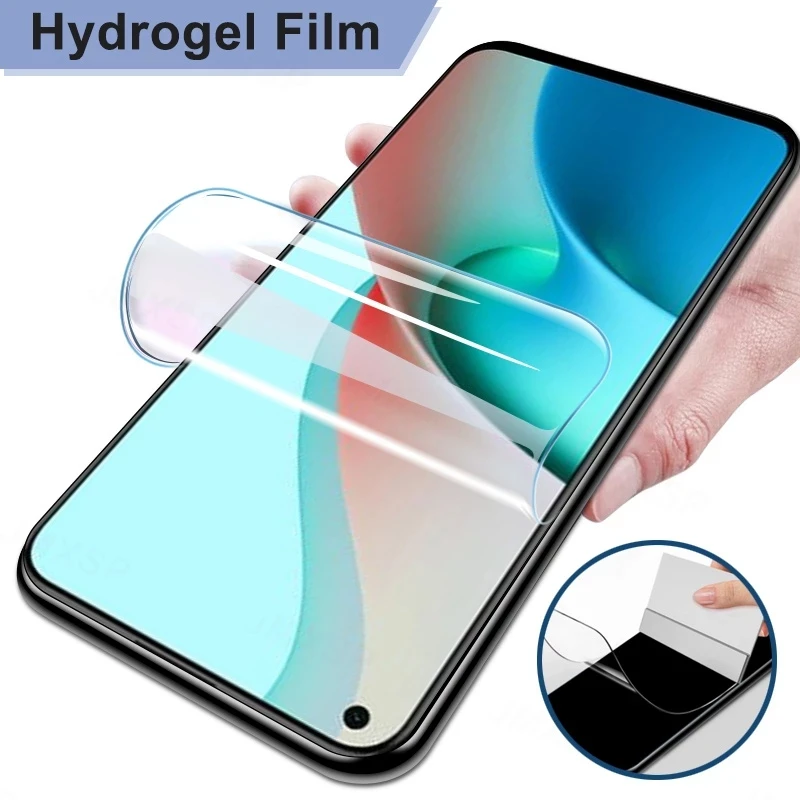 Hydrogel Film For Motorola G30 G6 G7 E7 G9 plus Edge Screen Protector MOTO G50 G8 G10 Power Hydrogel Film Full Coverage