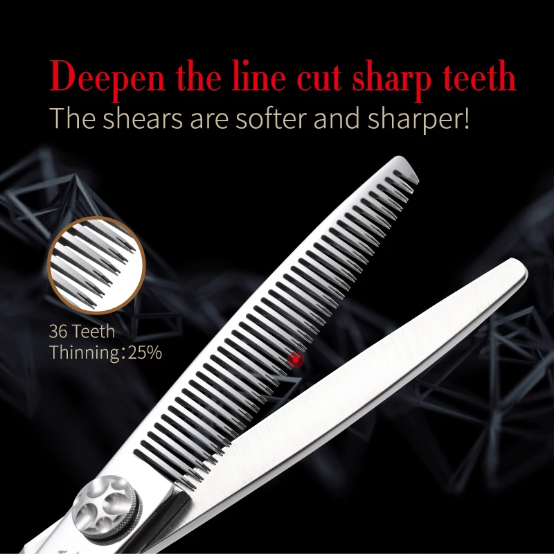 Fenice Professional Japan ATS314 Barber Salon High-end Thinning Scissors Hairdressing Straight Shears