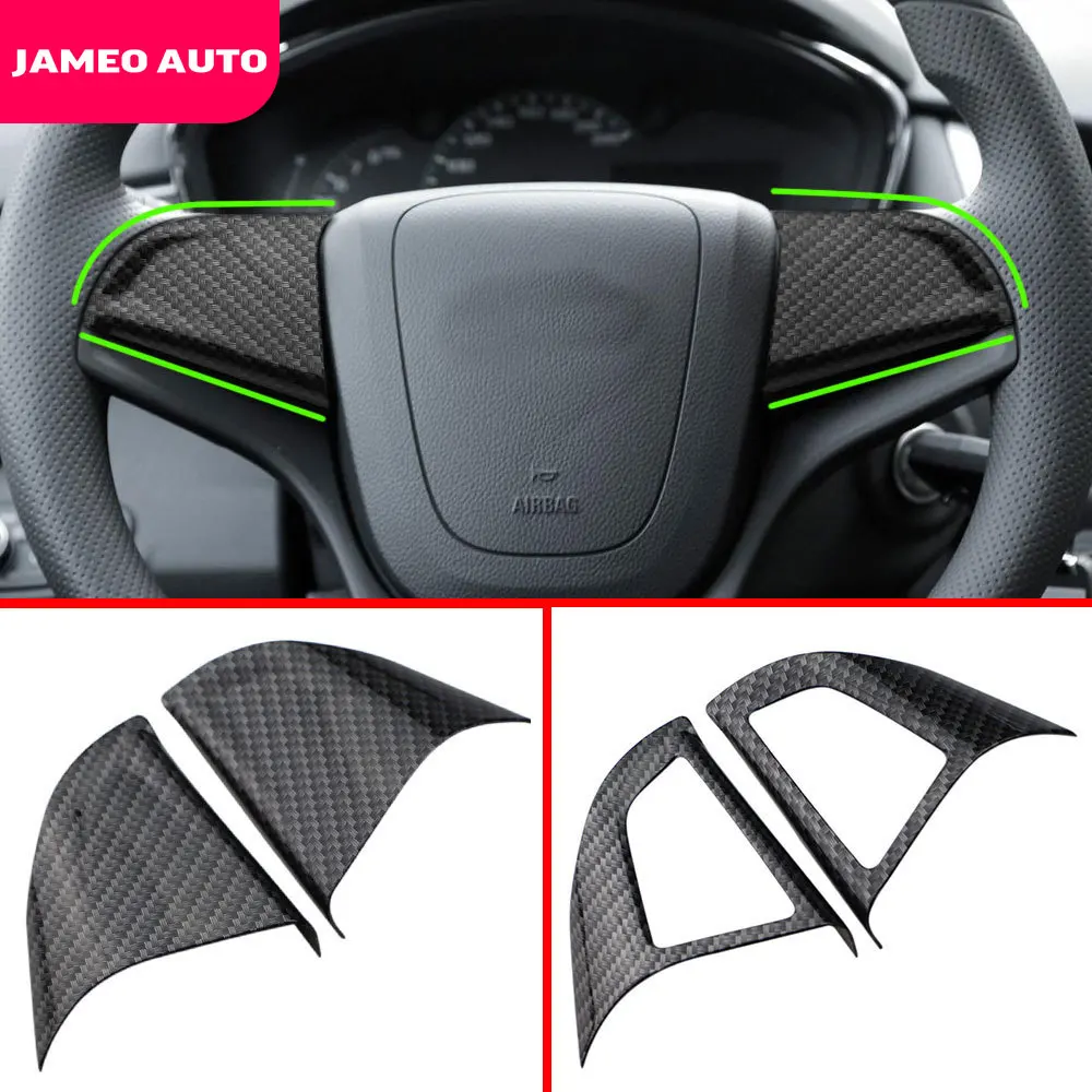 Jameo Auto Car Styling Steering Wheel Buttons Protection Cover Trim Sticker Fit for Chevrolet Orlando Accessories