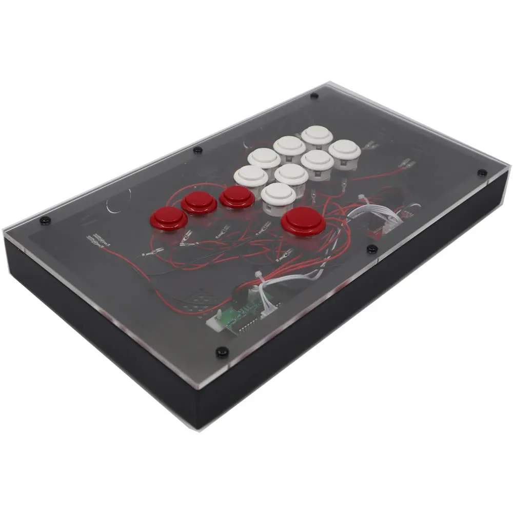 RAC-J800B All Buttons Hitbox Style Arcade Joystick Fight Stick Game Controller For PS4/PS3/PC Sanwa OBSF-24 30 DIY Version