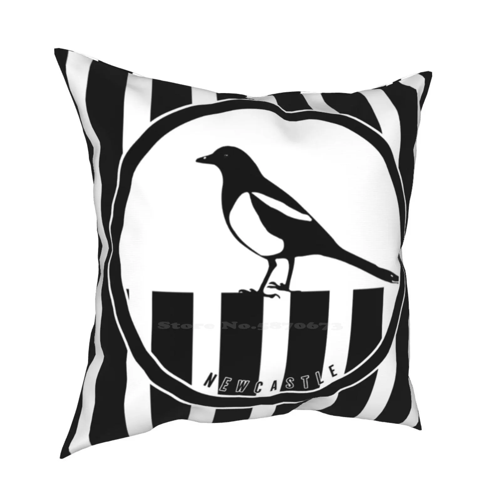 Newcastle-Magpies Soft Comfortable Pillowslip Pillowcase Newcastle United Utd Fc Football Club Soccer Magpies Premier League