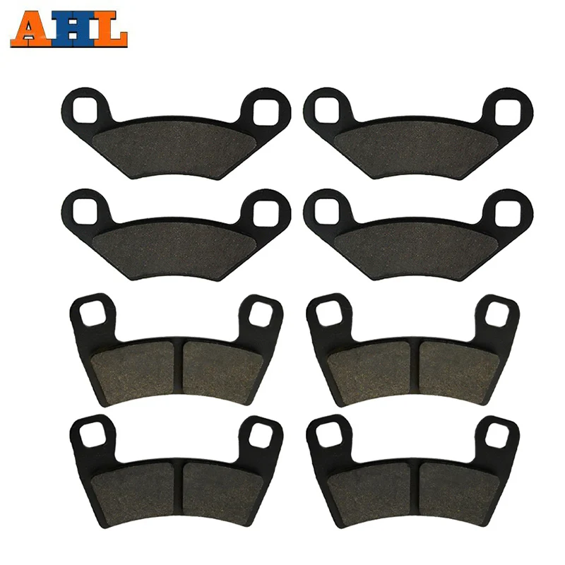 AHL Motorcycle Front & Rear Brake Pads Disks For Polaris 800 Ranger RZR 2008 2009 2010 2011 2012 2013 S EFI 09-13