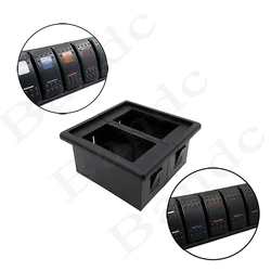 2 Way Gang Rocker Switch Clip Panel Housing Holder for the ARB/Carling/NARVA 4x4 Style, Camping Car, Waterproof