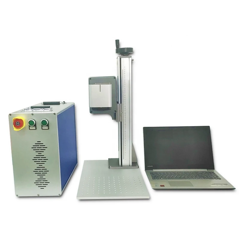 

Fiber Laser Marking Machine With Rotary Parts 20W 30W 50W Raycus JPT MAX Cnc Laser Engraver Metal Plastic Card Machine Tool