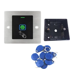 Gate door lock access tags 1000 users WG26 IP66 Waterproof Biometric Fingerprint RFID Door Access Controller RFID Card Reader