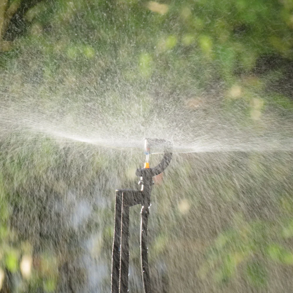 180 Degree Refraction Nozzle G Type Sprinkler Head w/ Pile Connector Suspended Atomization Garden Watering Covering A Wide Range