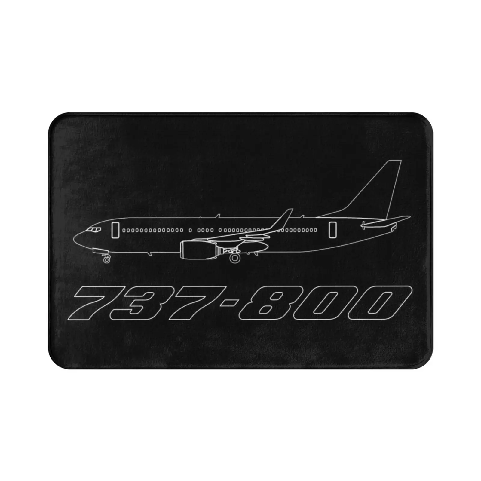 بوينغ 737-800 مخطط السجاد حصيرة البساط وسادة بوينغ 737 737 800 مخطط طائرة طائرة الطيران الجوي ايرباص