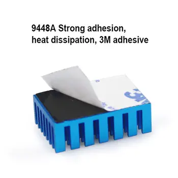 50片裝 30x20x10mm 藍色鋁製散熱片,用於電子晶片IC散熱,附3M膠帶 8 最佳銷售 散熱片 - №7