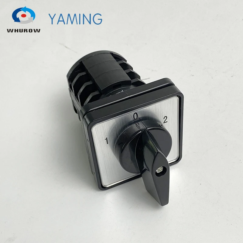 LW8-10/3 Manual Changeover Switches Rotary Cam Switch Voltage 380V 3 Position 3 Poles 10A Sliver Contact Select 10amp