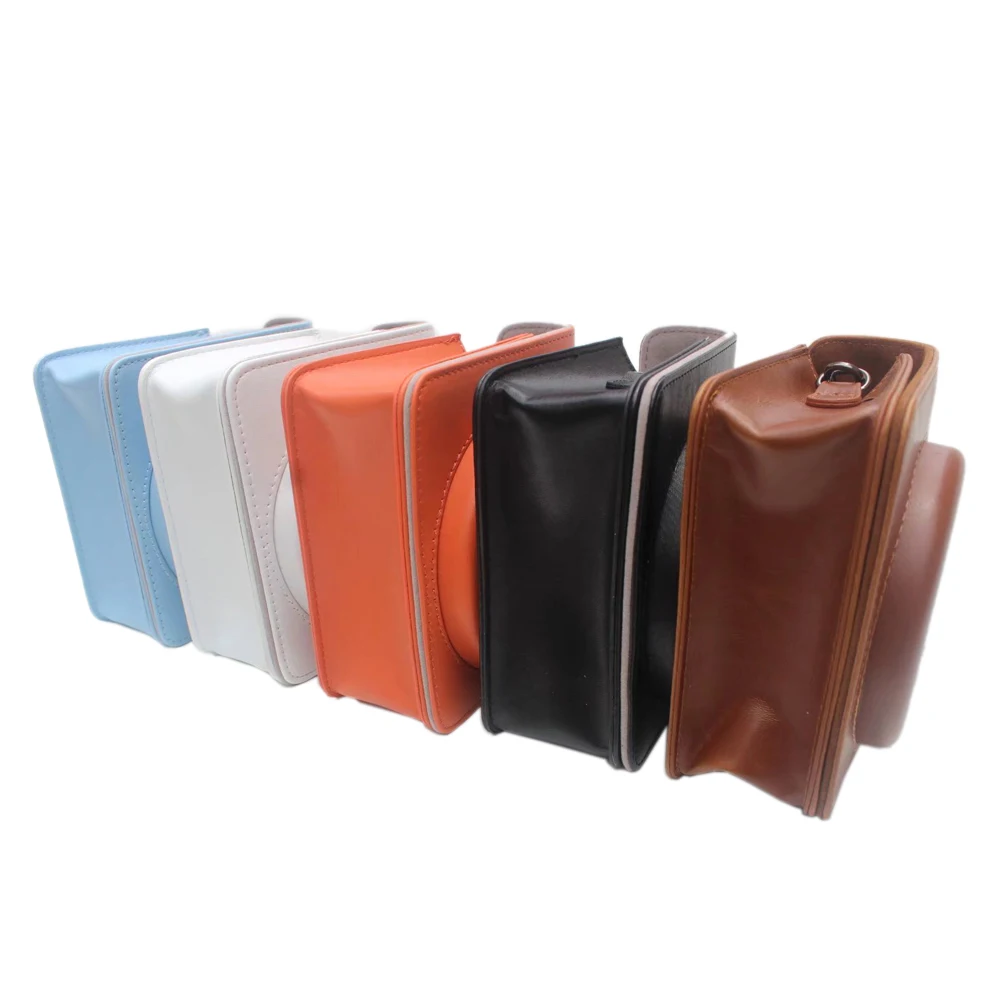 For FUJIFILM Instax SQUARE SQ1 Camera Bag 5 Colours Vintage PU Leather Case Shoulder Strap Pouch Carry Cover Protection